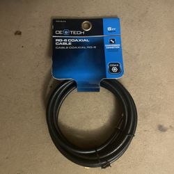 Cable Coaxial RG-6 6 Feet Brand New