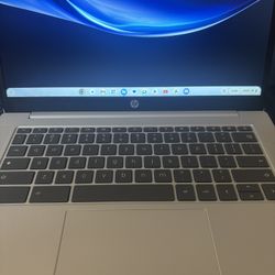 14- Inch Silver Chromebook Laptop 