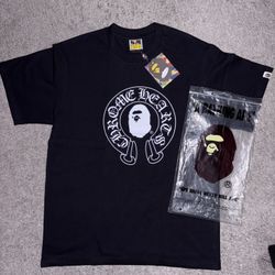 Bape x Chrome Hearts shirt