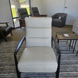 Leather Pushback Recliner- Jazlo 