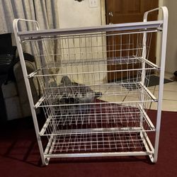 4 Drawer Metal Storage Organizer