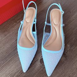 Blue Kelly & Katie Heels ( brand New )