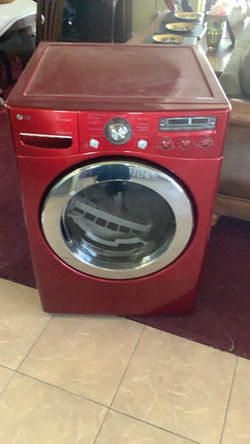 LG Front Load Washer Red Electric