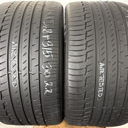 2 Tires 315 30 22 Continental Premiumcontact 6 No Repairs