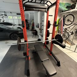 Vesta Fitness HR1000 | Adjustable Bench | 230lb Bumpers Olympic Weight | 7ft Olympic Barbell | Fitness | Gym Equipment | FREE DELIVERY 🚚 