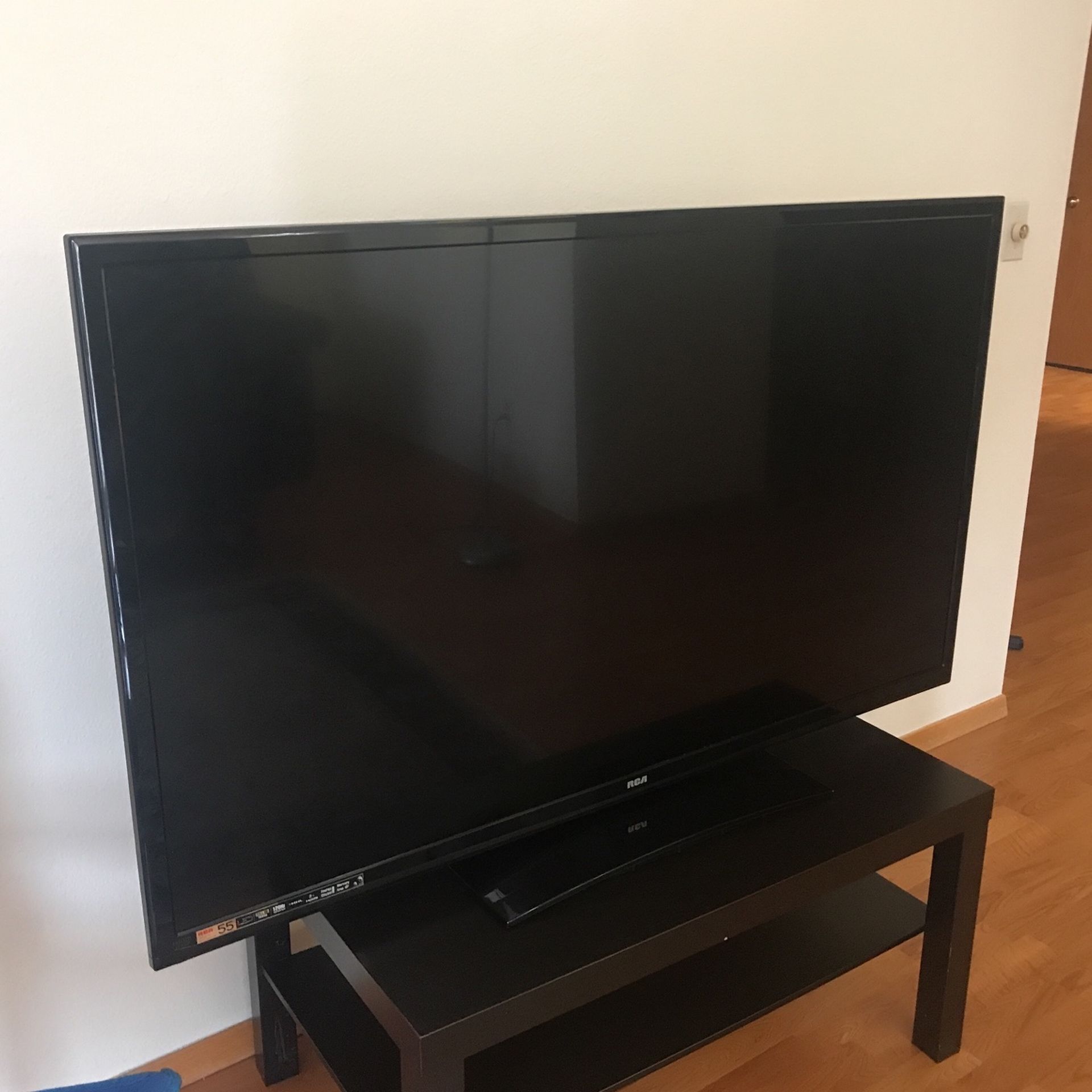 TV with free TV Table