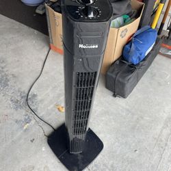 Hohnes Black Oscillating Fan Tower