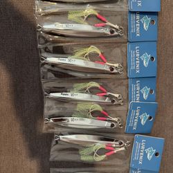 100g Silver Knife Jig | UV Reflective | BKK Hooks | Fast Drop Casting Lure