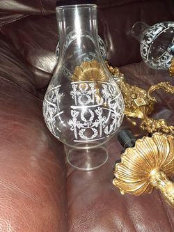 2 brass vintage sconces