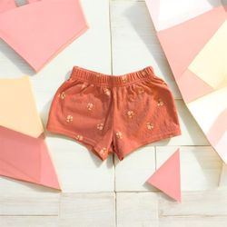 Baby Girl Pink Flower Shorts 18M – $3