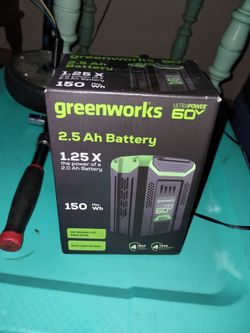 Greenworks battery