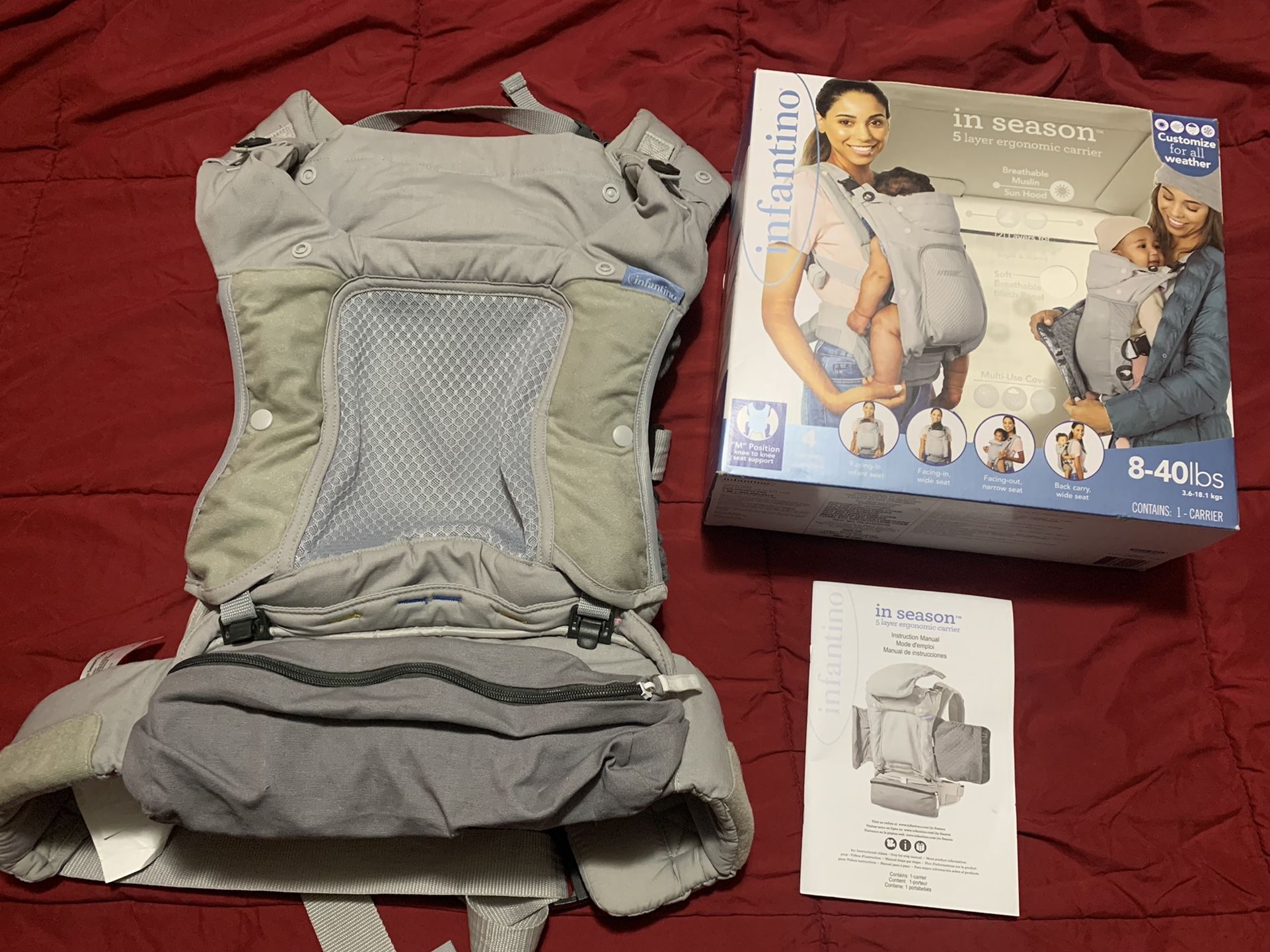 Infantino In Season 5 Layer Ergonomic Carrier