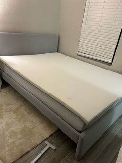 Bed frame and mattress