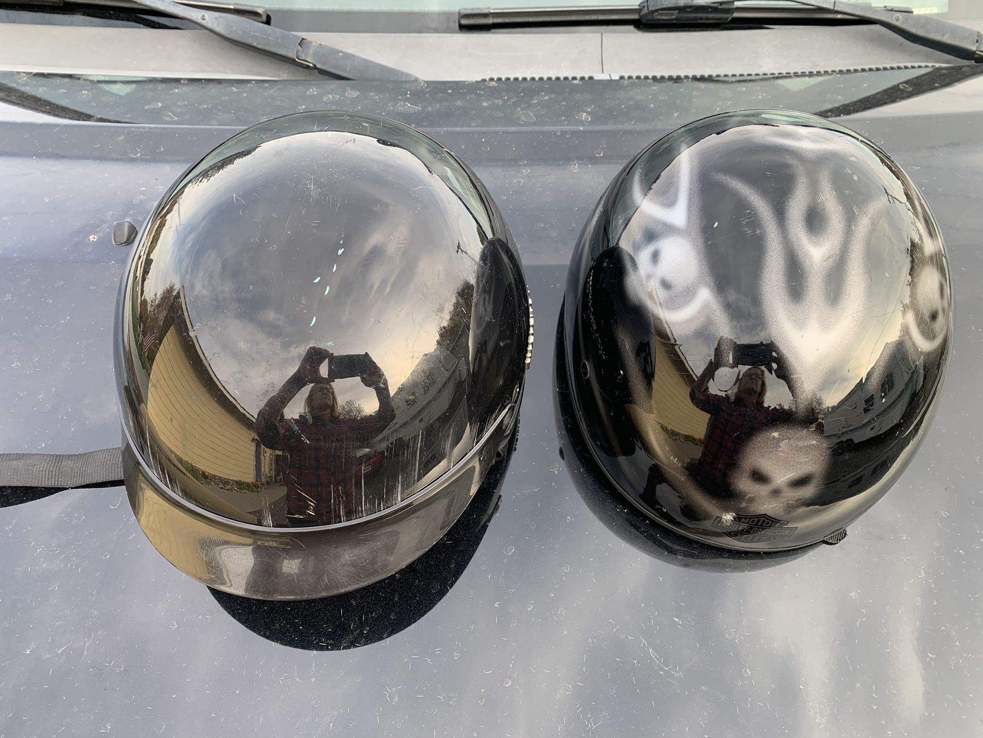 Motorcycle Helmets Harley David Black XL