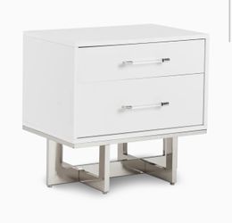 City Furniture Cortina White Nightstand (selling two)