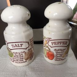 Vintage Salt and Pepper Shakers