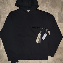Essentials hoodie black