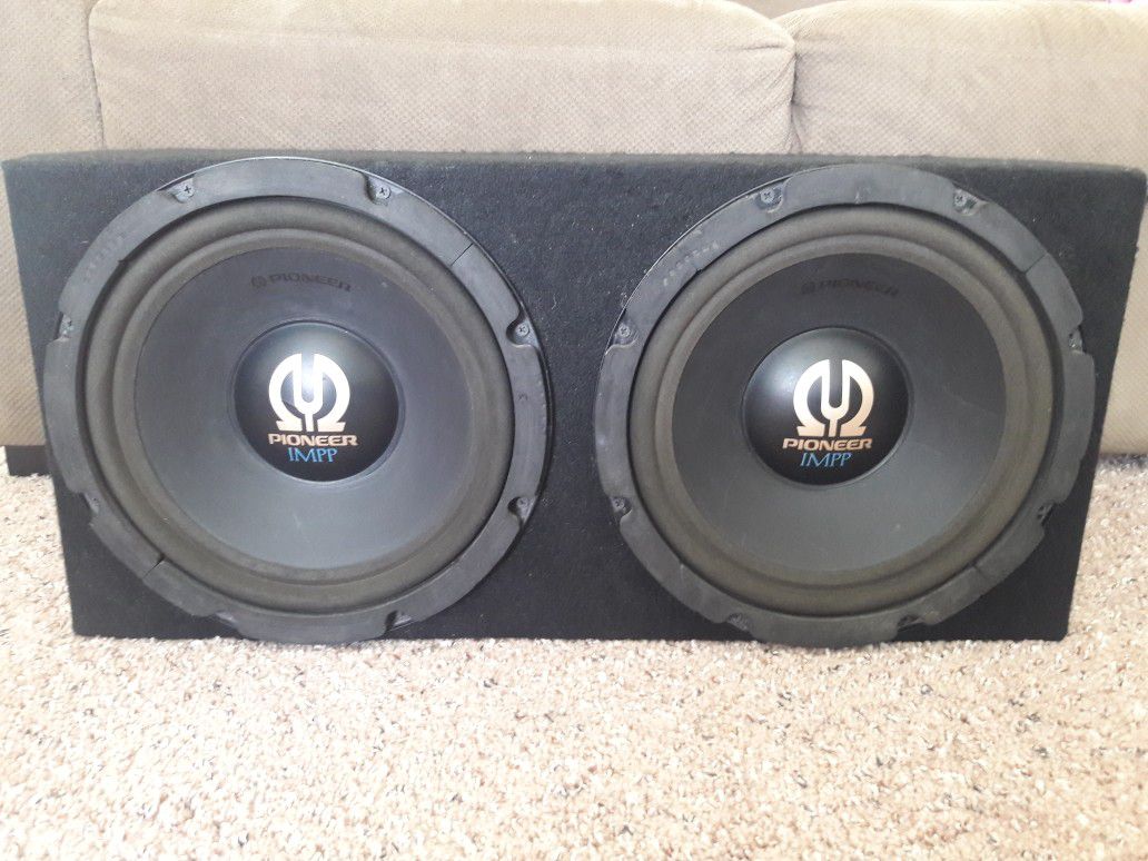 of Pioneer IMPP TS-W302F subwoofers 12 inch for Sale in Sacramento, CA - OfferUp