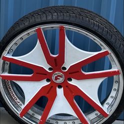 26 forgiatos 5x5  universal Rims