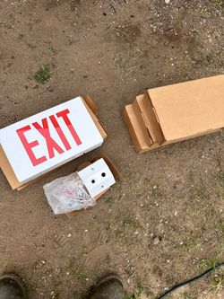 Exit Signs Brand New