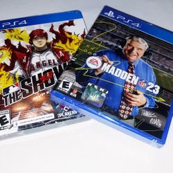 Madden NFL 23/MLB The Show22 MVP Edition Limited Sport Bundle Set- PS4 