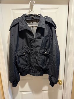 Blauer Public Safety Security Police Fire EMS Gray Spring Fall Rain Jacket Coat Large $25