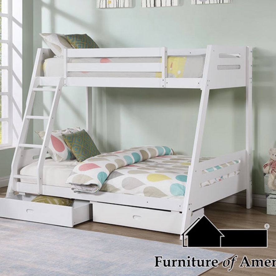 $299 Bunk Bed Twin Full Not Including Mattres 