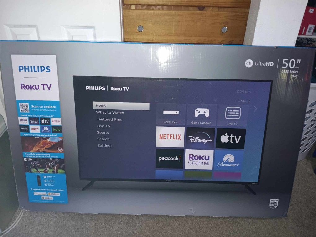 Phillips 50in Roku TV