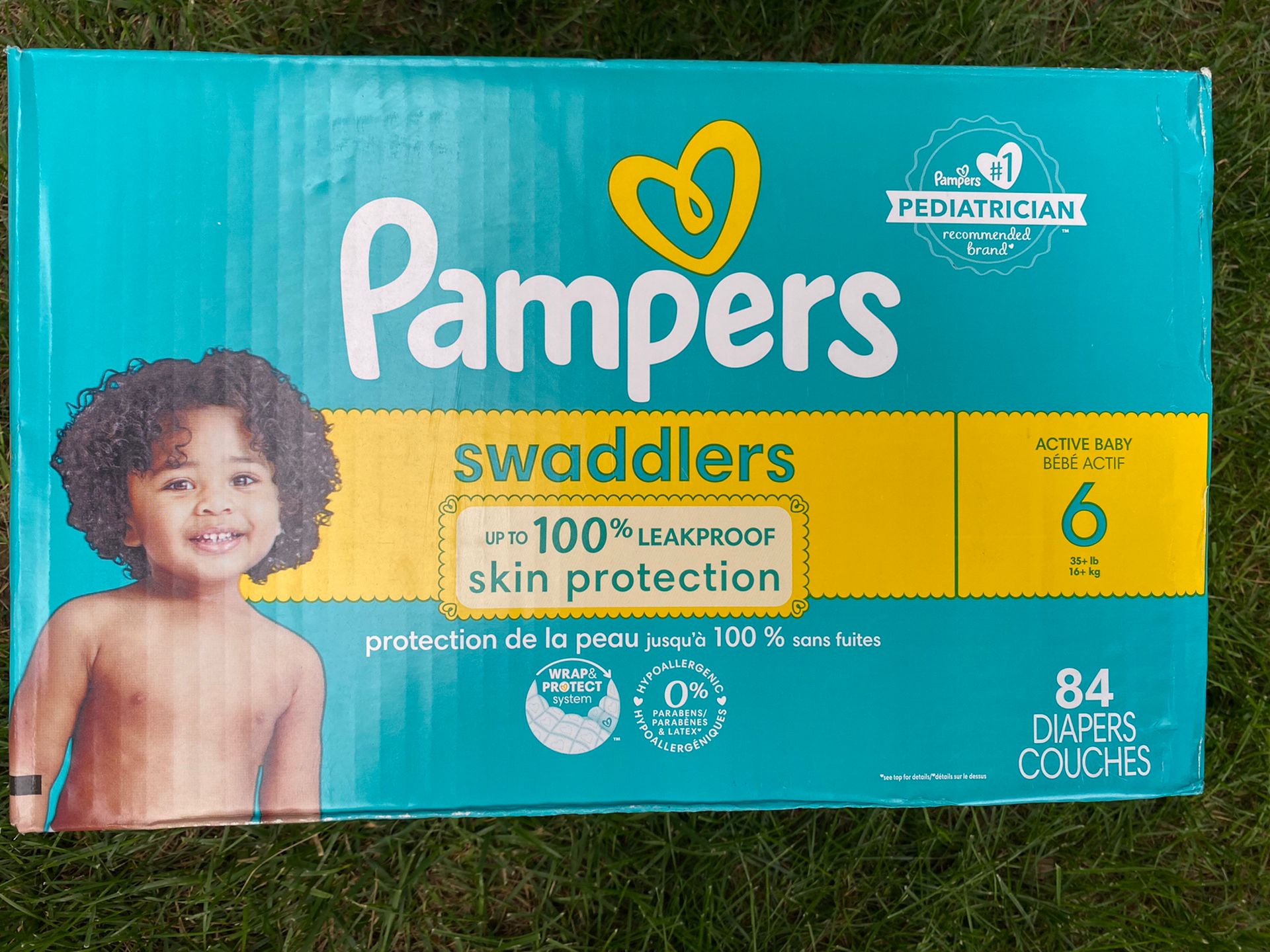 Pampers brand size 6