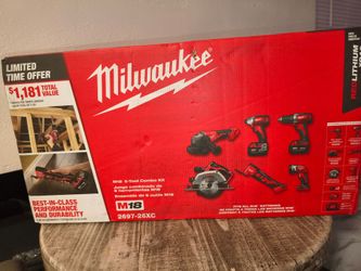 new never opened  Milwaukee combo set