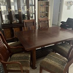 Cherry Wood Dining Table