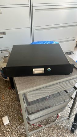 Rack Drawer , 2 space ,brand new with keys