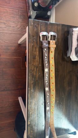 Girls  cowgirl belts