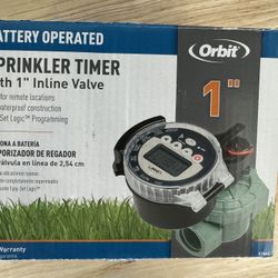 Orbit Battery Operated Sprinkler Timer with Valve (57860) NEW