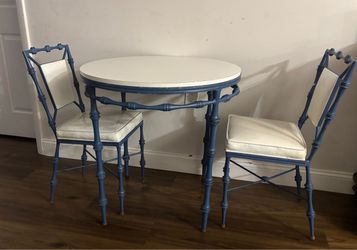 :::::;Chic blue dining set::::