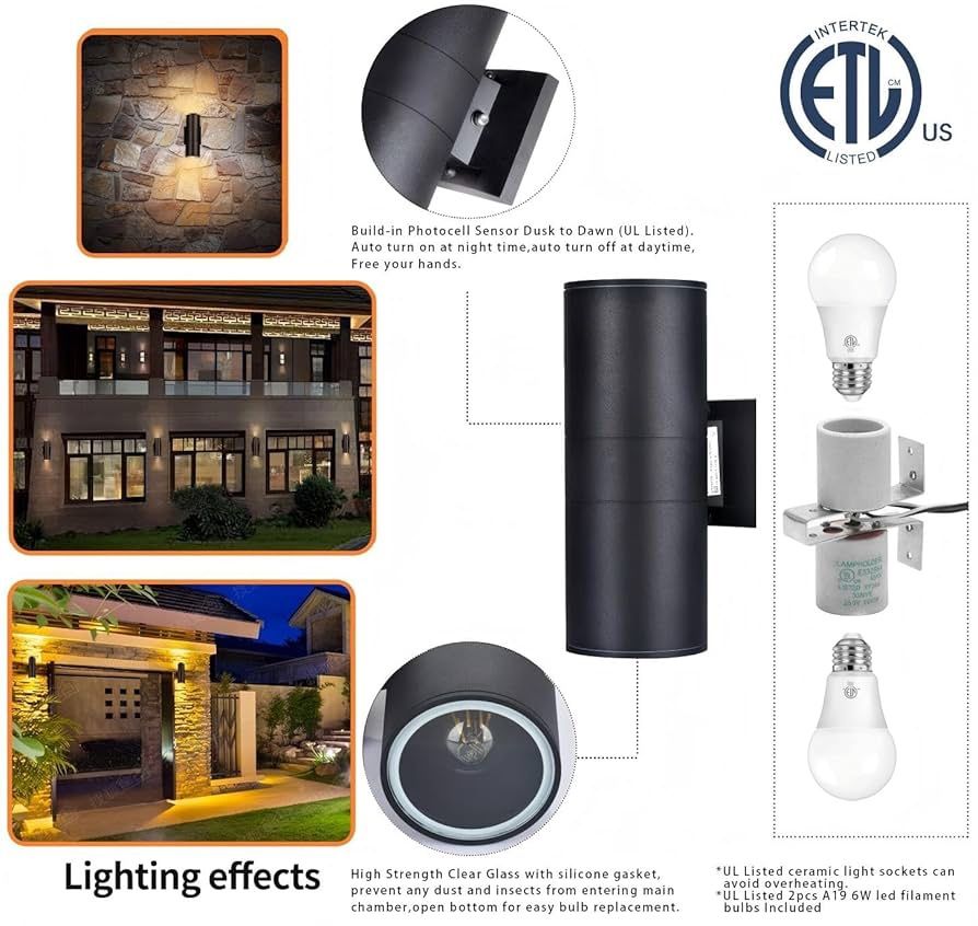 E107 $15  Dusk to Dawn Outdoor Lighting
