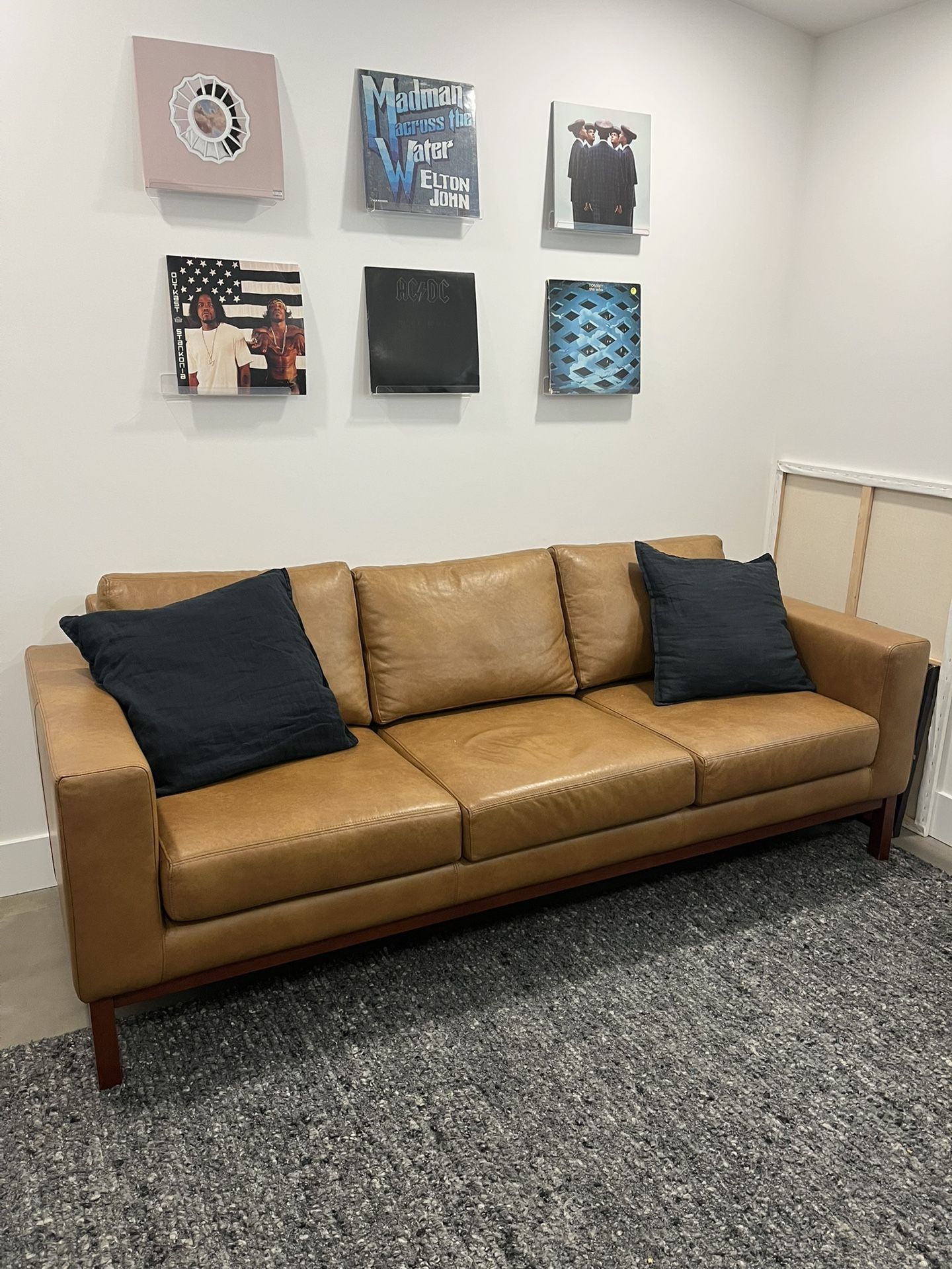 Genuine Leather Sofa - New!