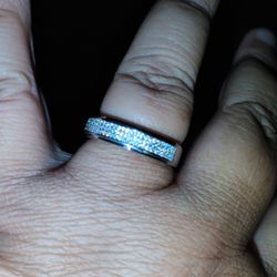 Mens Moissanite Ring