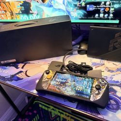 Modded ASUS ROG Ally Z1E (32GB RAM + 72Wh Battery + Custom Right Buttons) + XG Mobile RTX 3080