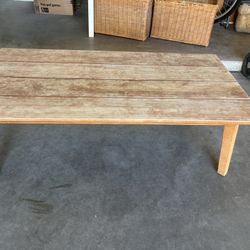 Wood Outdoor Patio Coffee Table - Project Piece