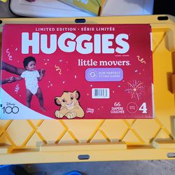 Huggies Little Movers Size 4 66 Count