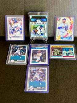 š„ MOOKIE BETTS 7-Card Dodgers Lot! Series 2 Insert IN ONE-TOUCH + Top Loaders š