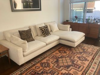 West Elm Harmony Modular with chaise “112” wide