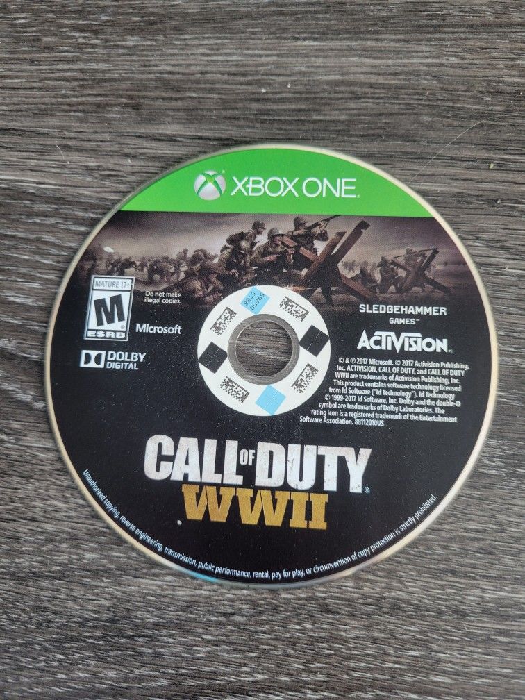 Call Of Duty : WW2 Xbox One