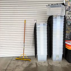 12 Gallons Storage Containers Clear $8 Each H