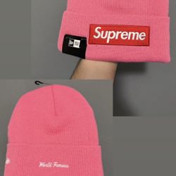 SUPREME New Era Box Logo Beanie