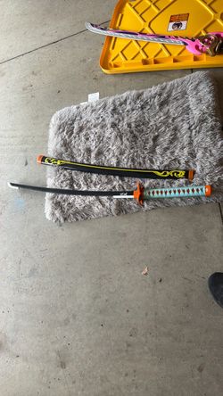 38" Steel LARP Cosplay Anime Shinobu Kocho Demon Sword w/ Scabbard Costumes
