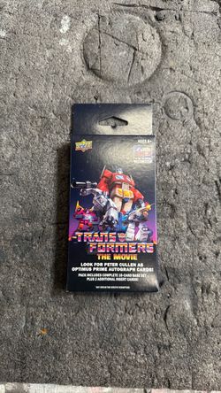 Transformer upper deck trading cards