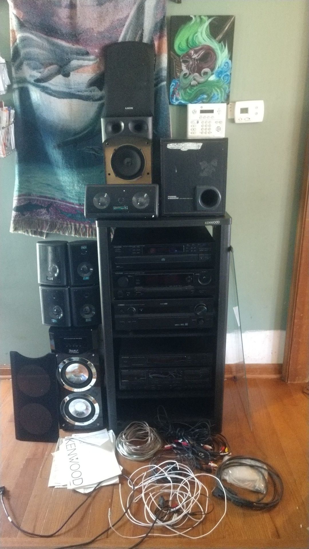 A stereo system