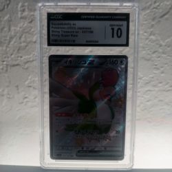 POKEMON JAPANESE RADIANT SQUAWKABILLY EX FULL ART CGC GEM MINT 10